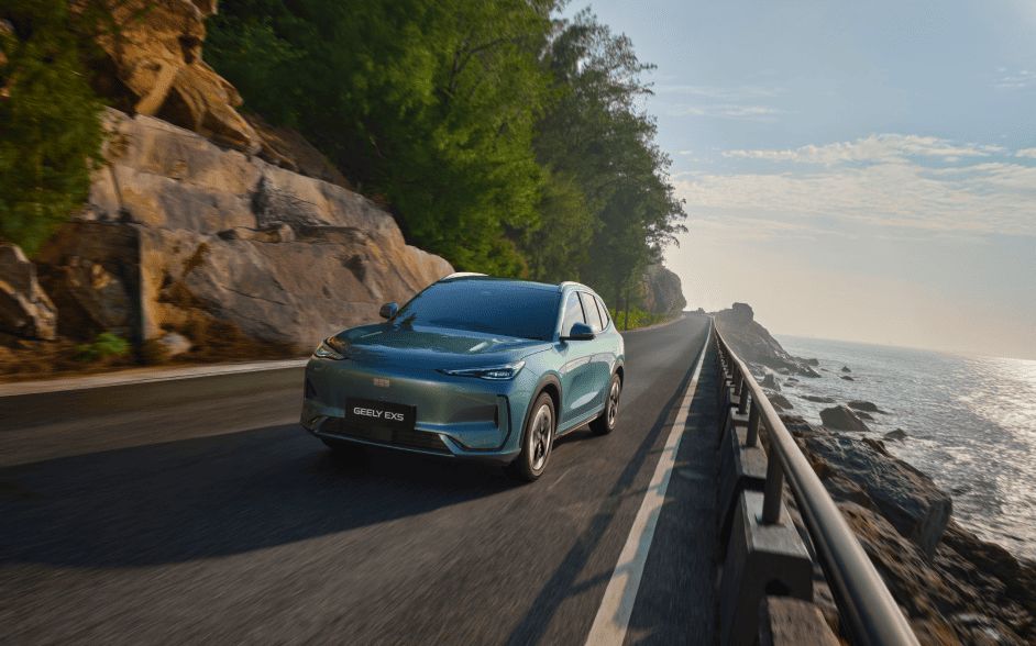 Car on road